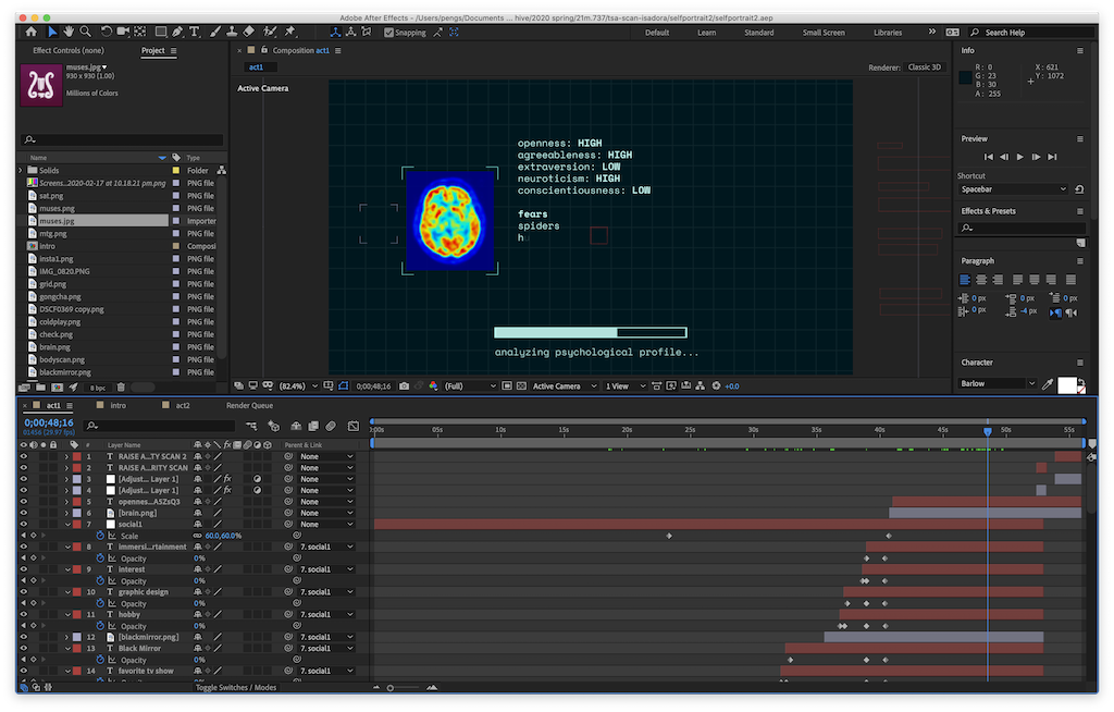 Motion graphics in After Effects