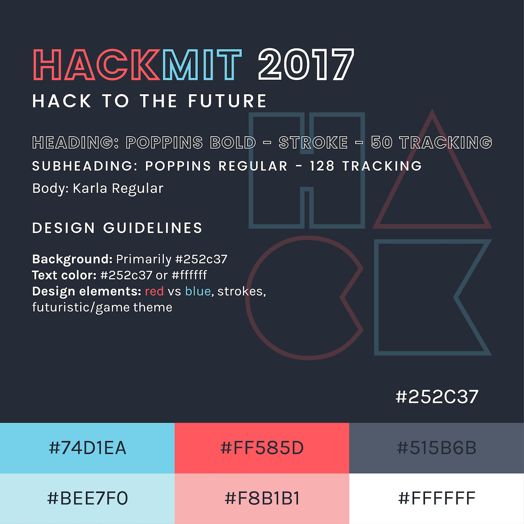 HackMIT 2017 Branding