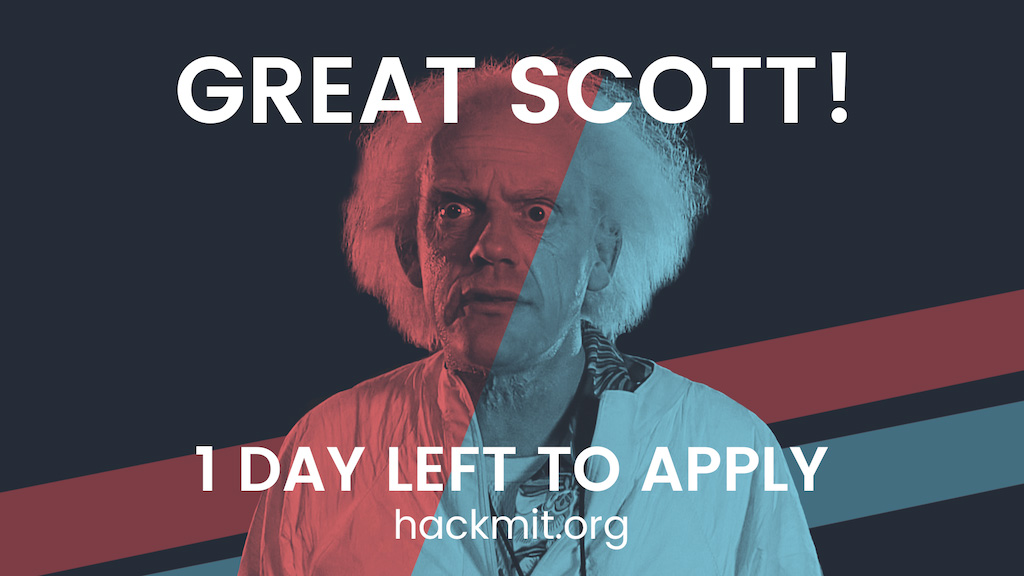 1 day left to apply